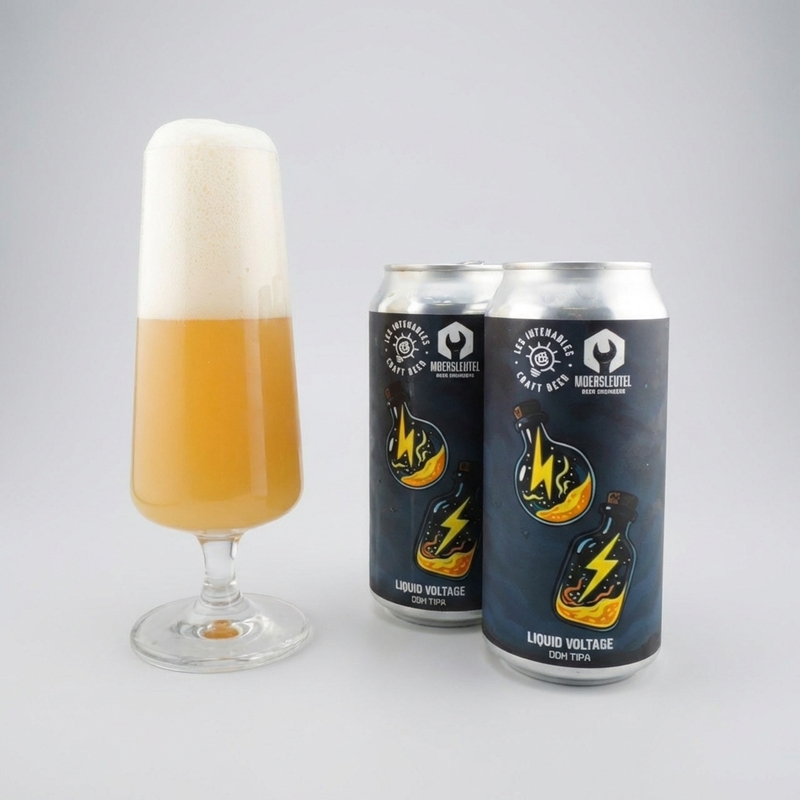 Liquid Voltage - Les Intenables - Craft Beer IPA - Triple New England / Hazy 440ml - 2