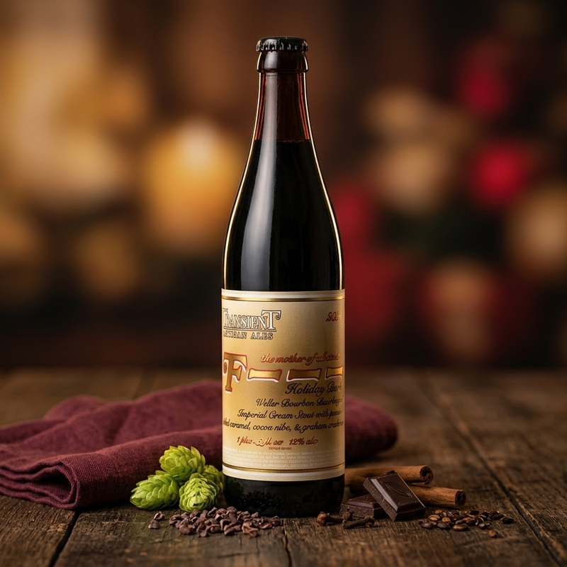 F—-! Holiday Bark 2025 - Transient Artisan Ales Stout - Imperial / Double 500ml - 1