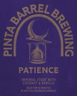 Patience 2025 - PINTA Stout - Imperial / Double 375ml - 1