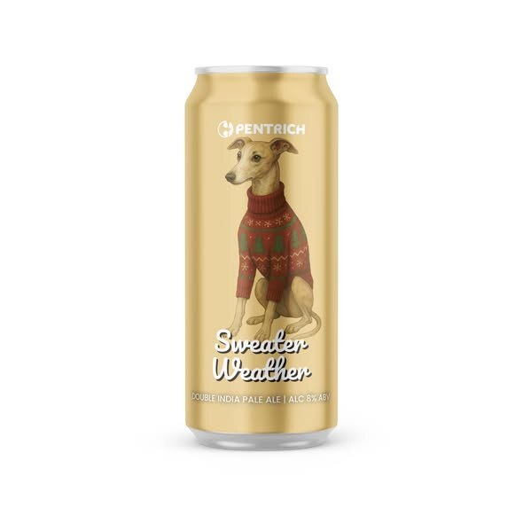 Sweater Weather - Pentrich Brewing Co. IPA - Imperial / Double New England / Hazy 440ml - 1