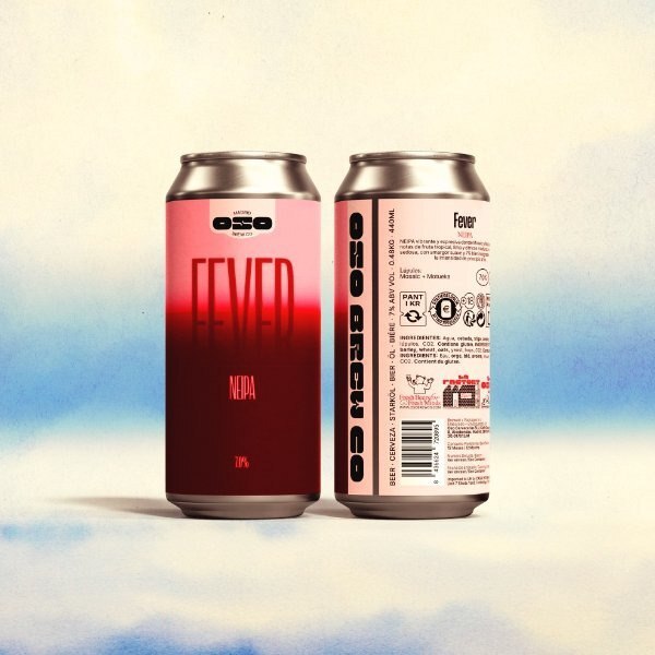 Fever - Oso Brew Co IPA - New England / Hazy 440ml - 1