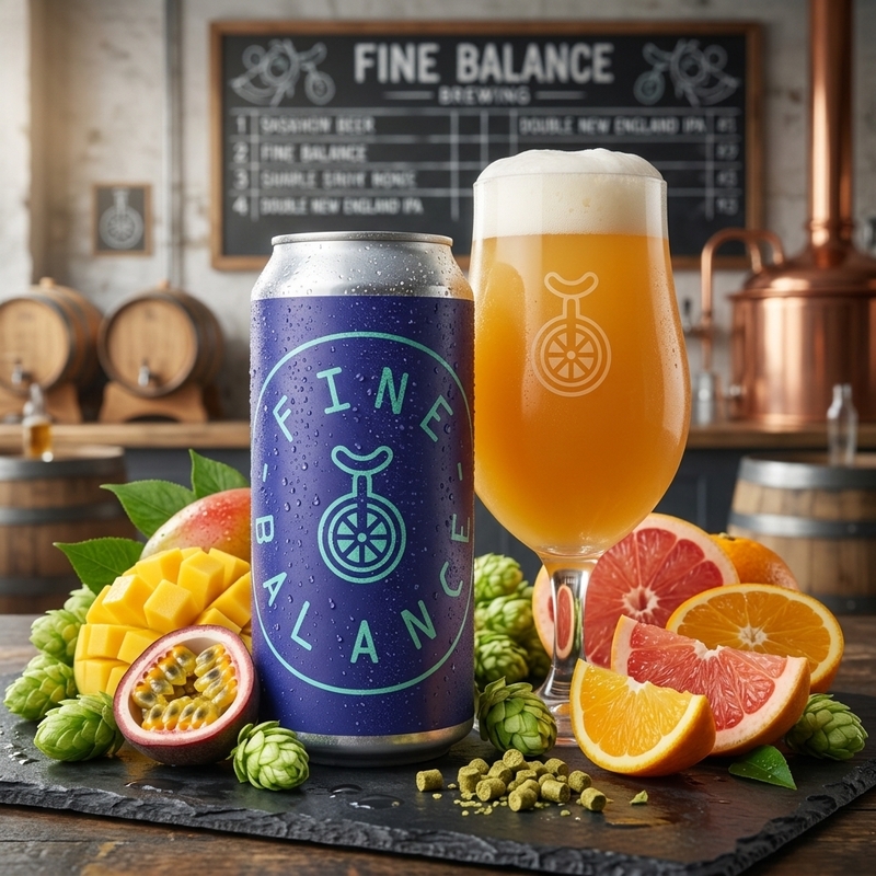 Banter - Fine Balance Brewing IPA - Imperial / Double New England / Hazy 473ml - 1