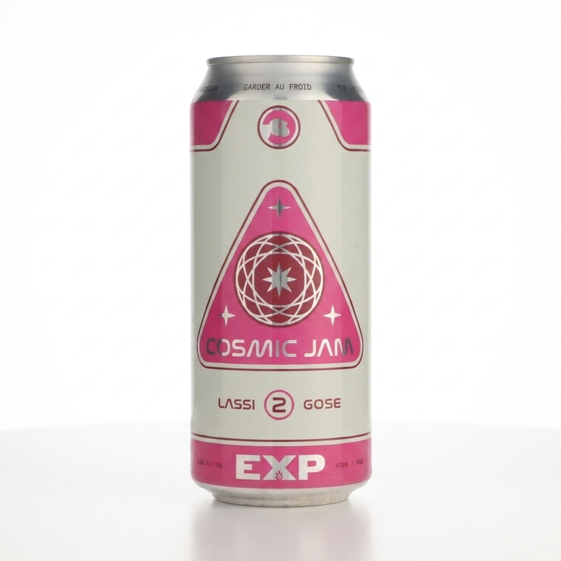 Cosmic Jam II - Raspberry, Marshmallow - EXP Artisan Brasseur Sour - Fruited Gose 473ml - 2