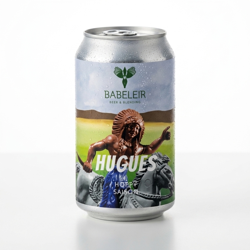 Hugues Farmhouse IPA - BABELEIR Beer & Blending IPA - Farmhouse 330ml - 2
