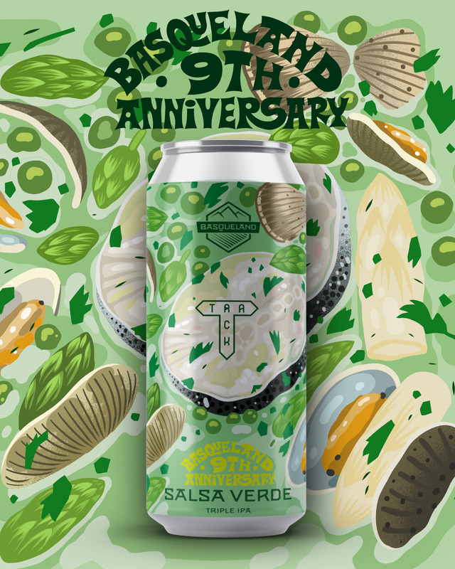 Salsa Verde - Basqueland Brewing IPA - Triple New England / Hazy 440ml - 1