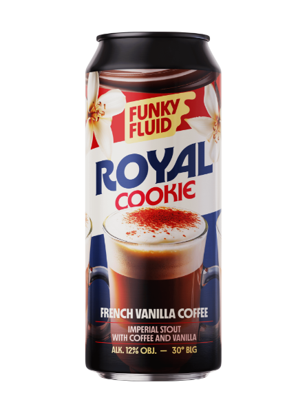 Royal Cookie: French Vanilla Coffee - Funky Fluid Stout - Imperial / Double 500ml - 1