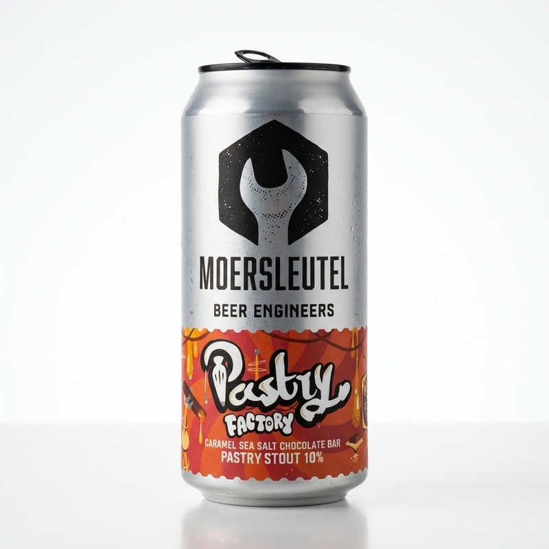 Pastry Factory: Caramel Sea Salt Chocolate Bar - Moersleutel Craft Brewery Stout - Imperial / Double Pastry 440ml - 1
