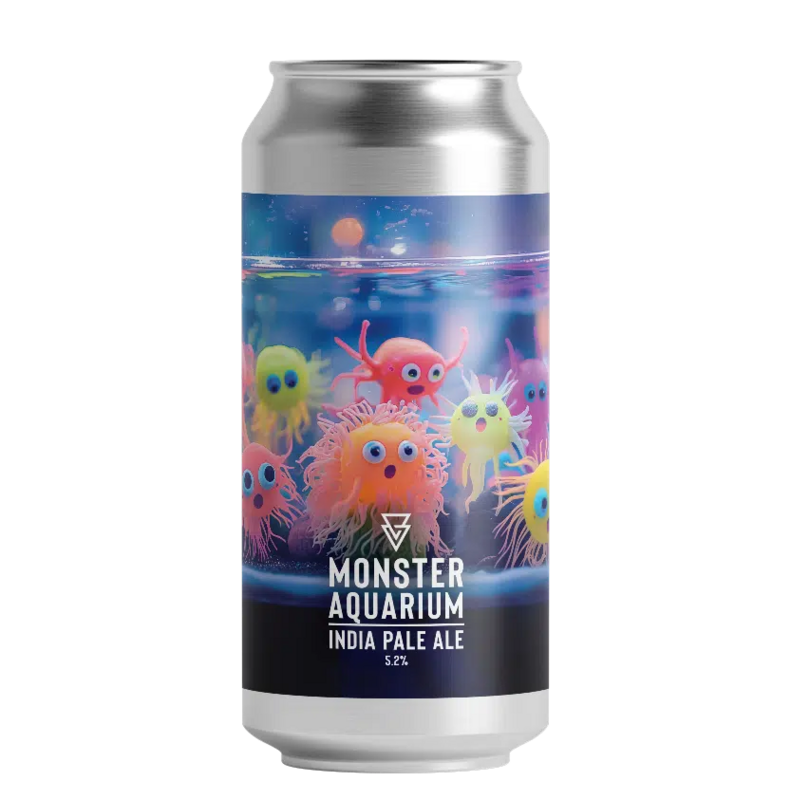 Monster Aquarium - Azvex Brewing Company IPA - New England / Hazy 440ml - 1