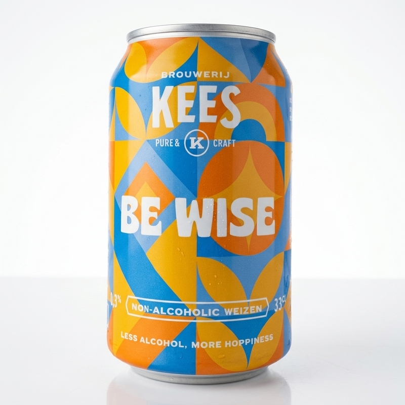 Be Wise - Brouwerij Kees Non-Alcoholic Beer - Wheat Beer 330ml - 2