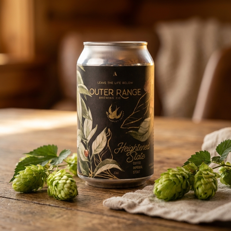 Heightened State - Outer Range Brewing Rockies/Alps Stout - Imperial / Double Coffee 330ml - 2