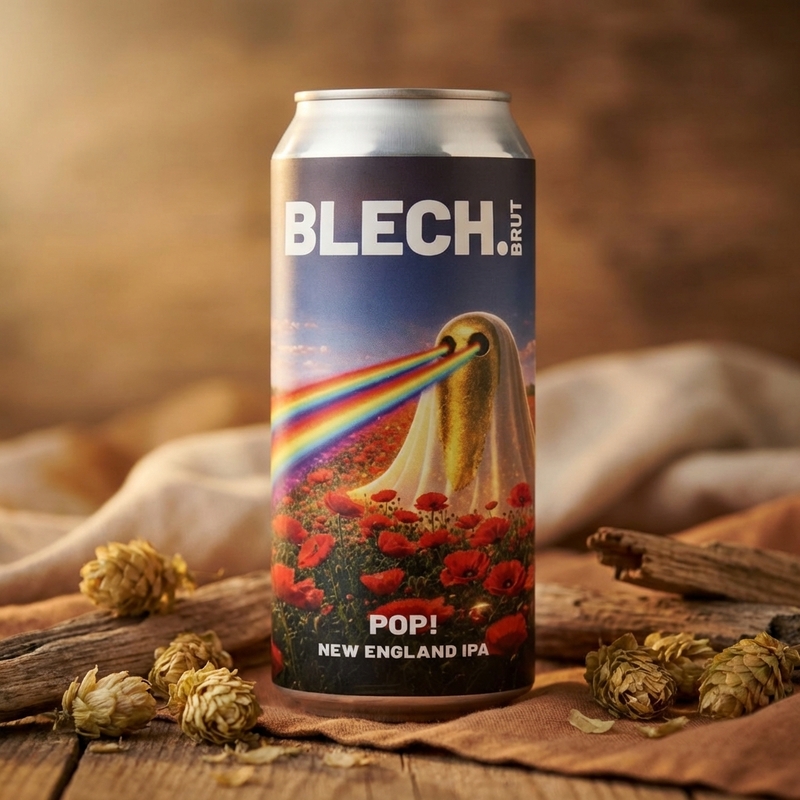 POP! - Blech.Brut IPA - New England / Hazy 440ml - 2