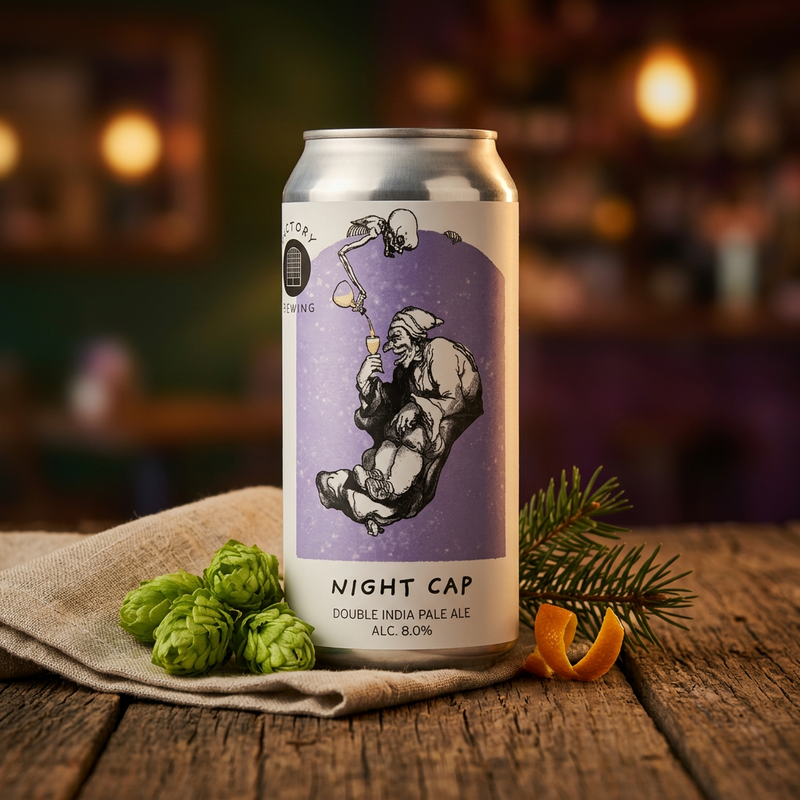 Night Cap - Factory Brewing IPA - Imperial / Double New England / Hazy 440ml - 2