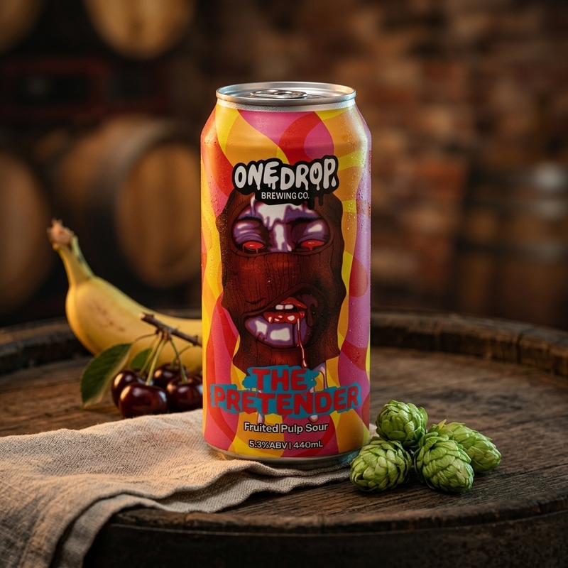 The Pretender - One Drop Brewing Co Sour - Smoothie / Pastry 440ml - 1