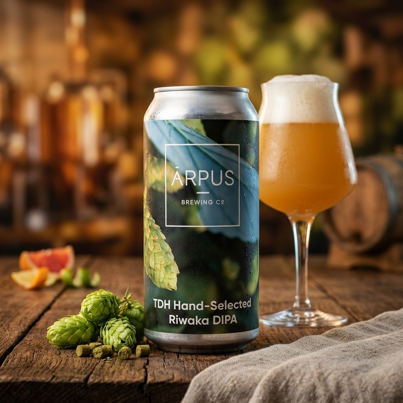 TDH Hand-Selected Riwaka DIPA - Ārpus Brewing Co. IPA - Imperial / Double New England / Hazy 440ml - 1