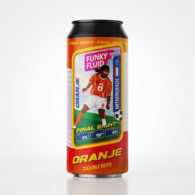 Oranje (Netherlands) - Funky Fluid IPA - Imperial / Double New England / Hazy 500ml - 1