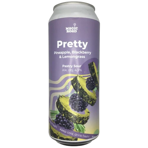 Pretty - Pineapple Blackberry & Lemongrass - Magic Rock Brewing Sour - Fruited 500ml - 1
