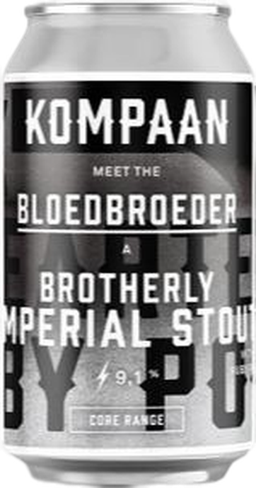 Bloedbroeder - KOMPAAN Dutch Craft Beer Company Stout - Imperial / Double 330ml - 1