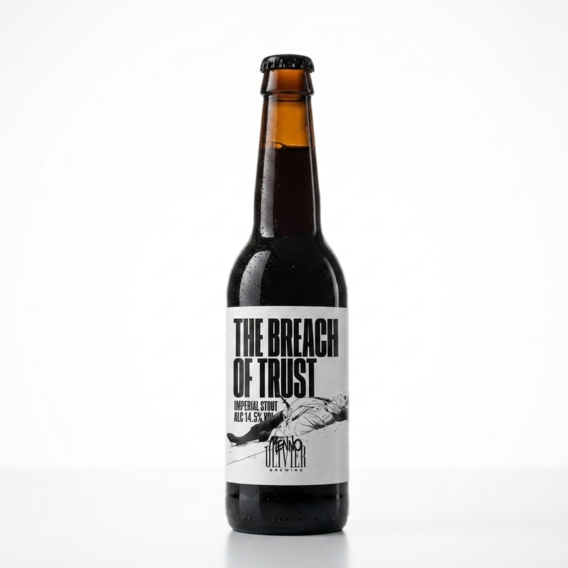 The Breach Of Trust - Menno Olivier Brewing Stout - Russian Imperial 330ml - 2