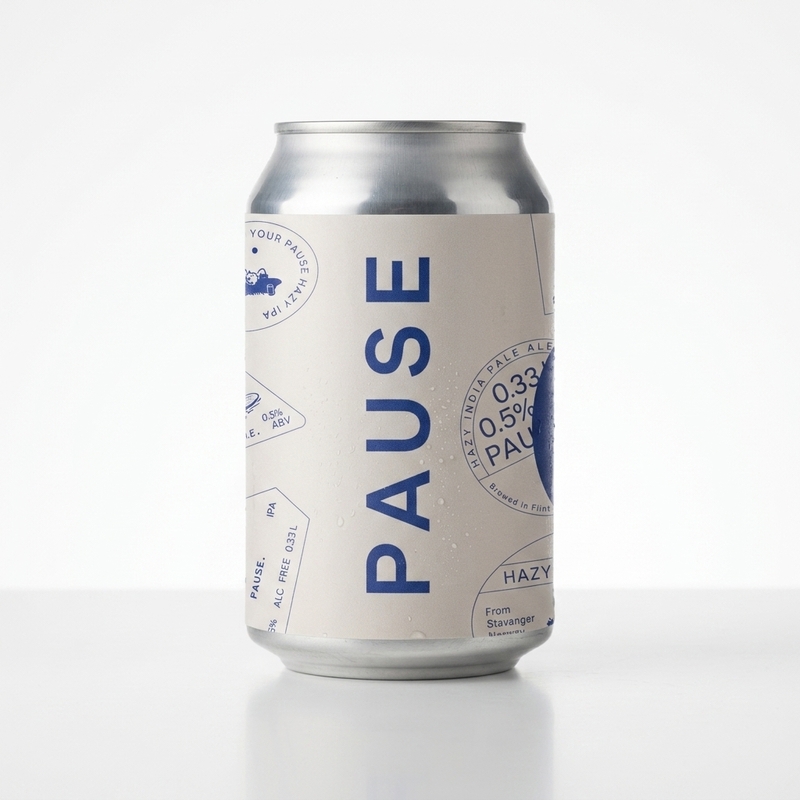 Pause Hazy IPA - Salikatt Non-Alcoholic Beer - IPA 330ml - 2