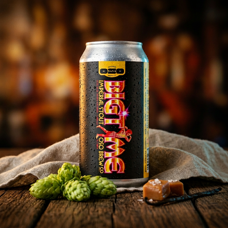 Bigtime - Oso Brew Co Stout - Imperial / Double Pastry 440ml - 2