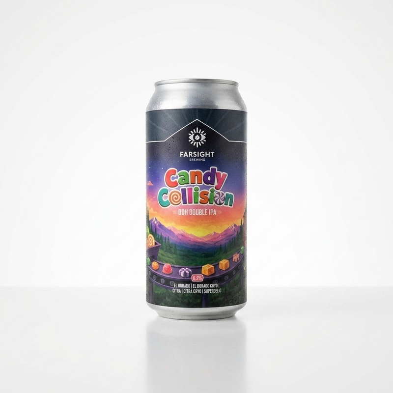 Candy Collision - Farsight Brewing IPA - Imperial / Double New England / Hazy 440ml - 2