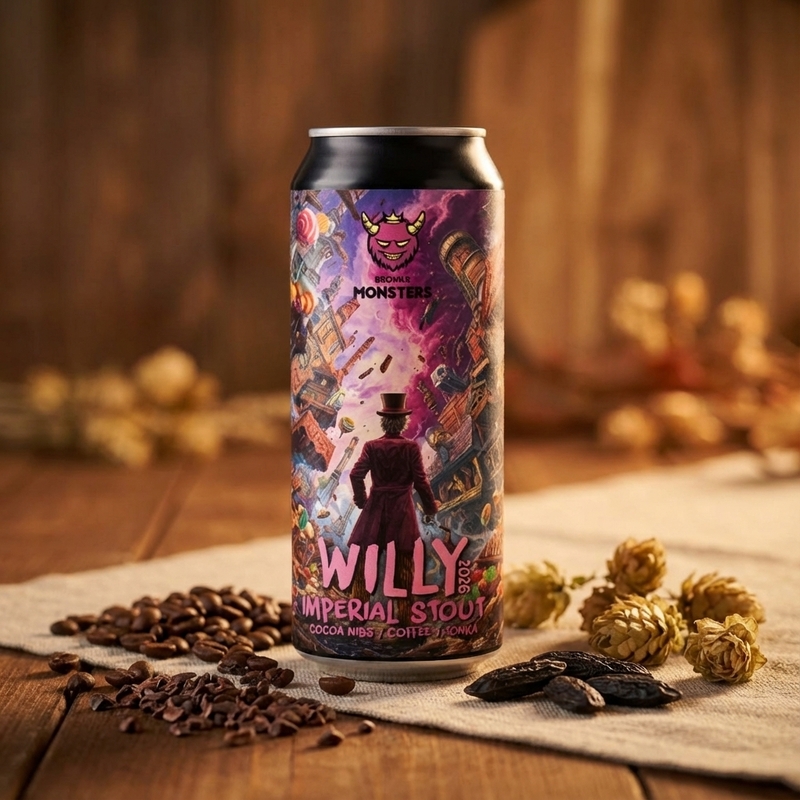 Willy 2026 - Browar Monsters Stout - Imperial / Double 500ml - 2
