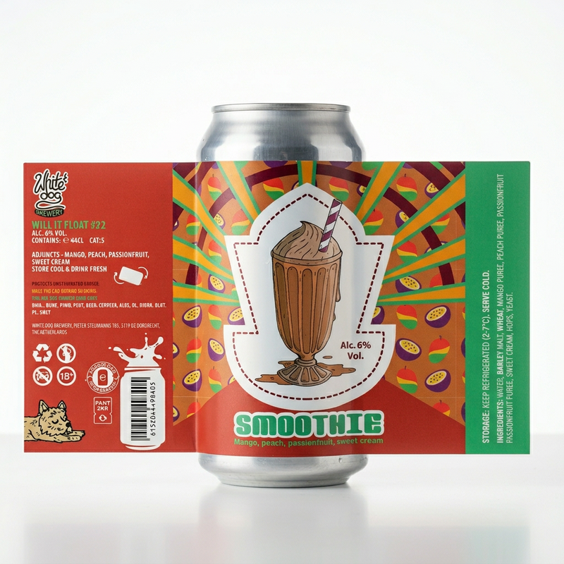 Will It Float 22 - White Dog Brewery Sour - Smoothie / Pastry 440ml - 1