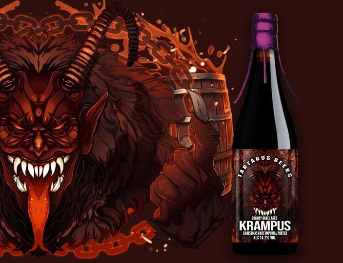 Brandy Barrel Aged Krampus 2023 - Tartarus Beers Porter - Imperial / Double 750ml - 1