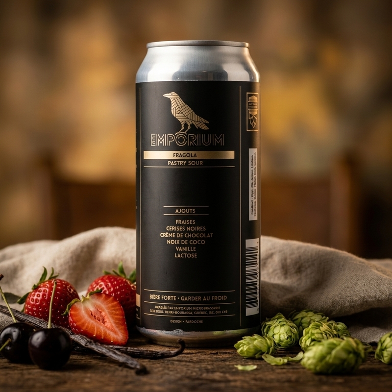 Fragola - Emporium Brewing Sour - Smoothie / Pastry 473ml - 1