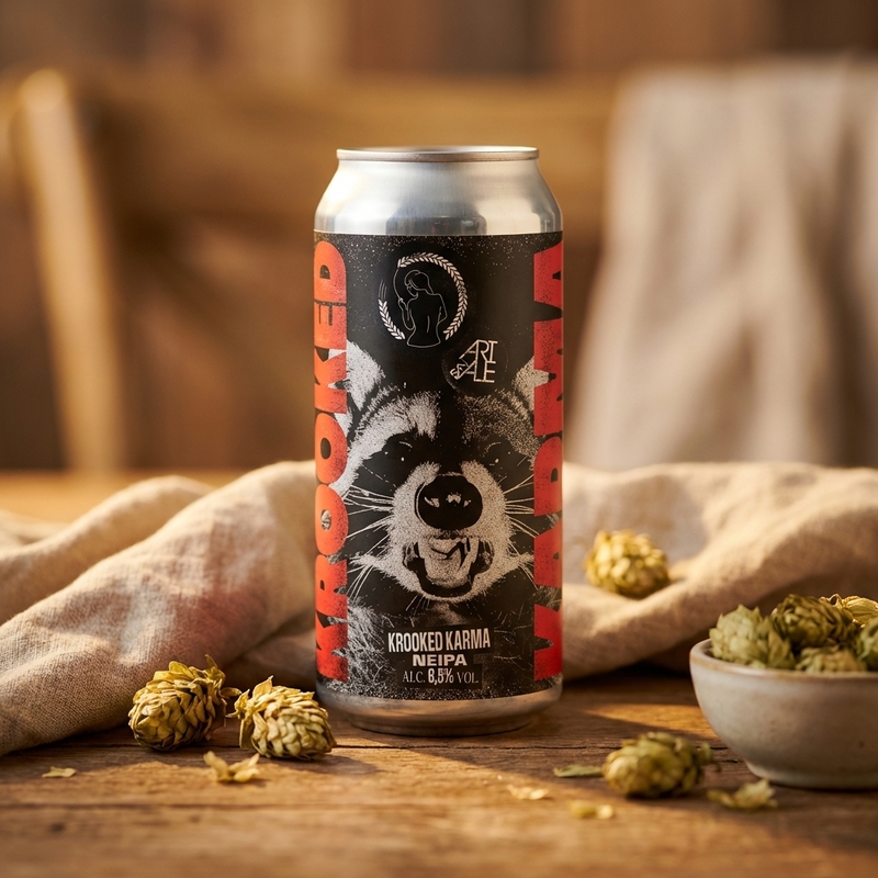 Krooked Karma - La Superbe IPA - New England / Hazy 330ml - 2