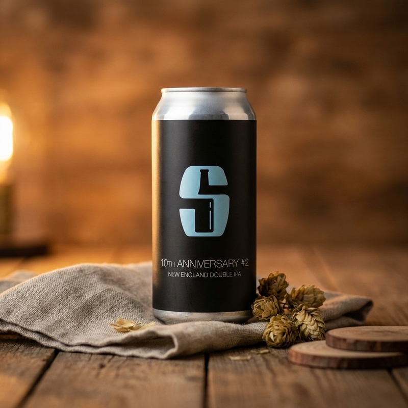 10th Anniversary #2 - Salikatt IPA - Imperial / Double New England / Hazy 440ml - 2