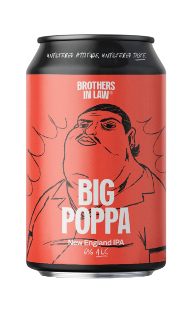 Big Poppa (New England IPA) - Brothers In Law Brewing IPA - New England / Hazy 330ml - 1