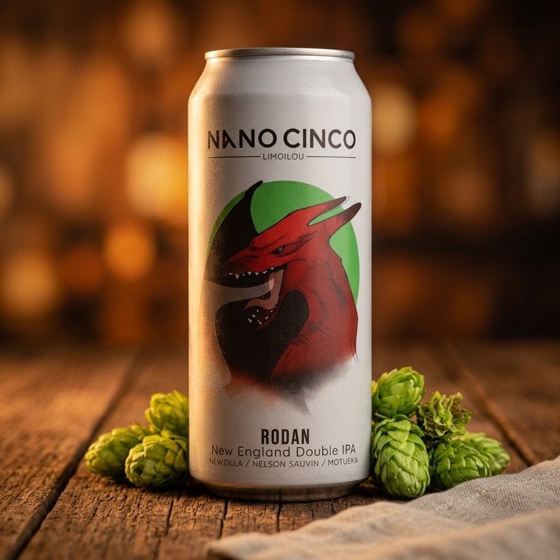 Rodan - Nano Cinco IPA - Imperial / Double New England / Hazy 473ml - 1