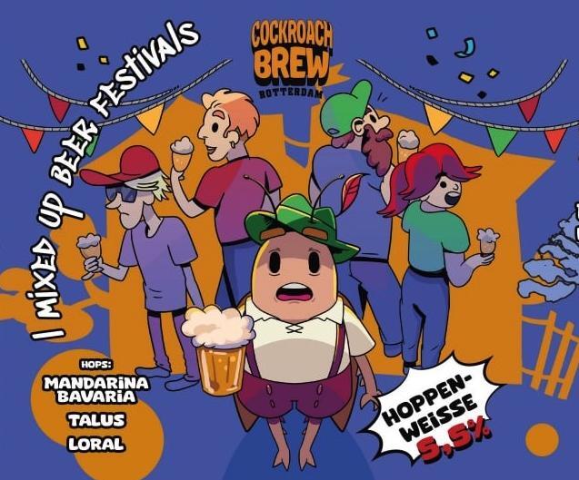 I Mixed Up Beer Festivals - Cockroach Brew Wheat Beer - Hopfenweisse 330ml - 1