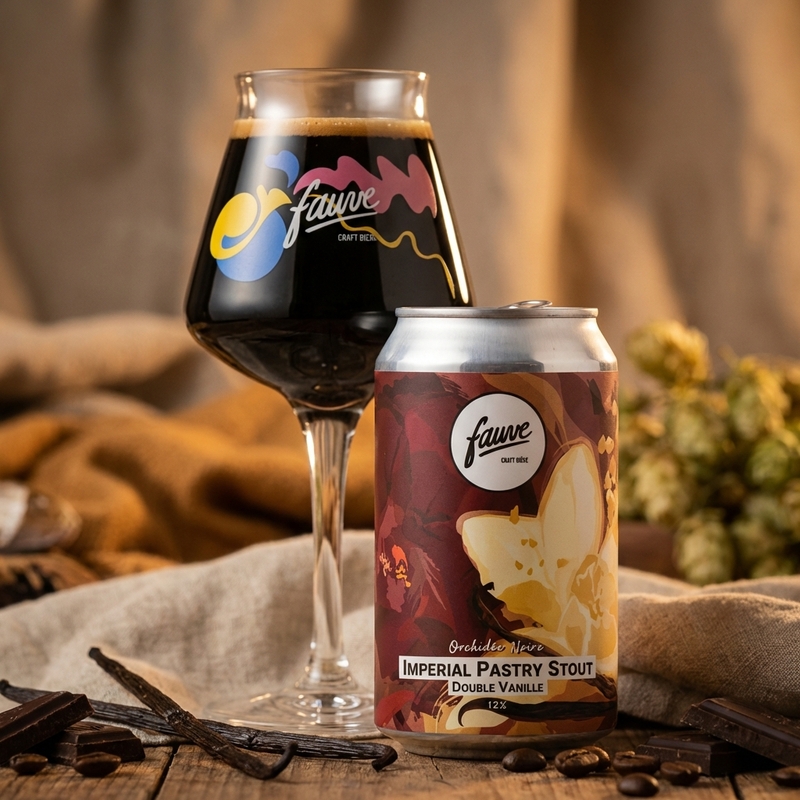 Orchidée Noire - Fauve Stout - Imperial / Double Pastry 330ml - 2