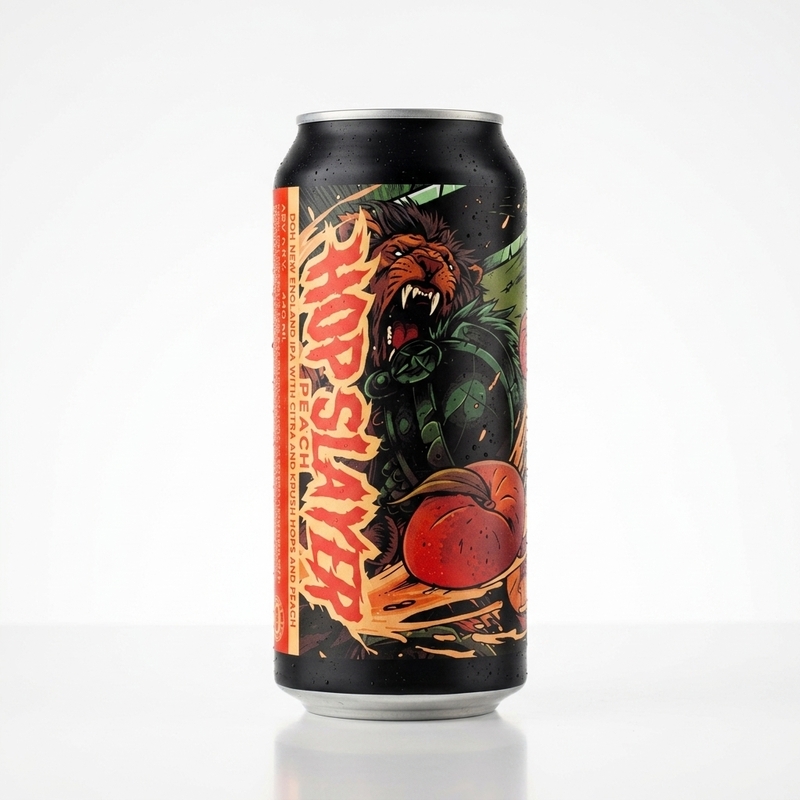 Hop Slayer: Peach - Seven Island Brewery IPA - New England / Hazy 440ml - 2