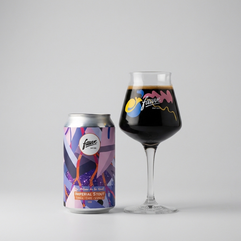 Au Milieu De La Nuit - Fauve Stout - Imperial / Double 330ml - 1