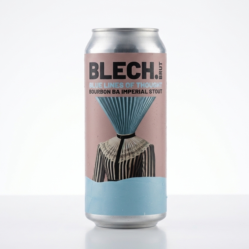 Blue Lines of Thought - Blech.Brut Stout - Imperial / Double 440ml - 2