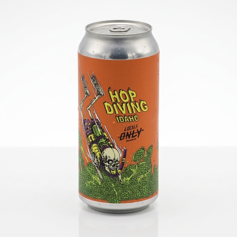 Hop Attack - Idaho - Locals Only Brewing Co. IPA - New England / Hazy 440ml - 2
