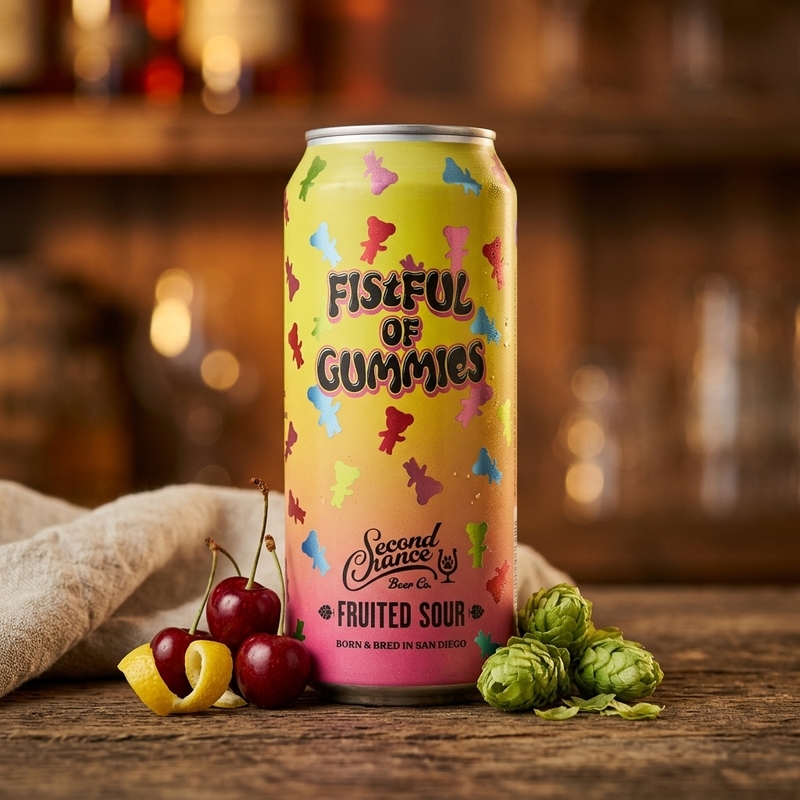 Fistful of Gummies - Second Chance Beer Company Sour - Fruited 473ml - 1