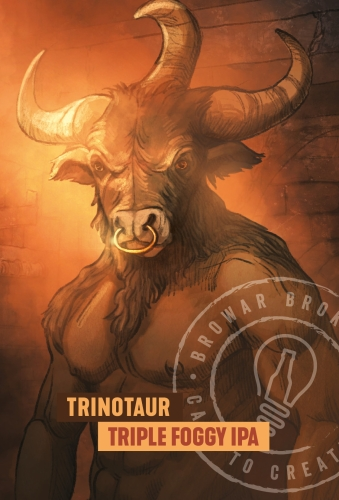 Trinotaur - Brokreacja IPA - Triple New England / Hazy 500ml - 1