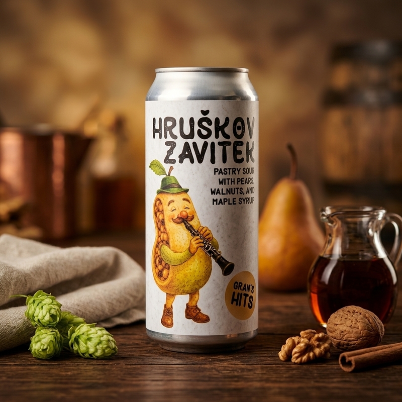 Hruskov Zavitek - Clef Brewery Sour - Smoothie / Pastry 500ml - 1