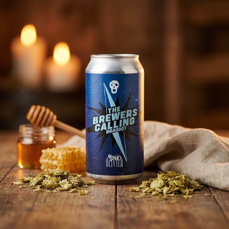 La Pirata / Menno Olivier - The Brewers Calling - La Pirata Brewing Mead - Braggot 330ml - 2