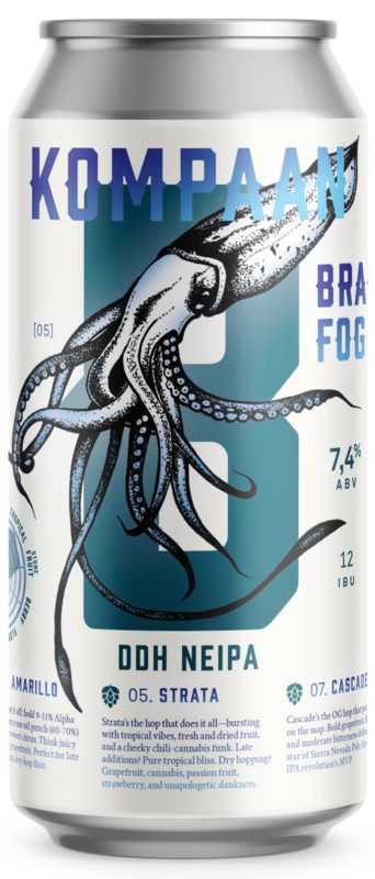Brain Fog - KOMPAAN Dutch Craft Beer Company IPA - New England / Hazy 440ml - 1