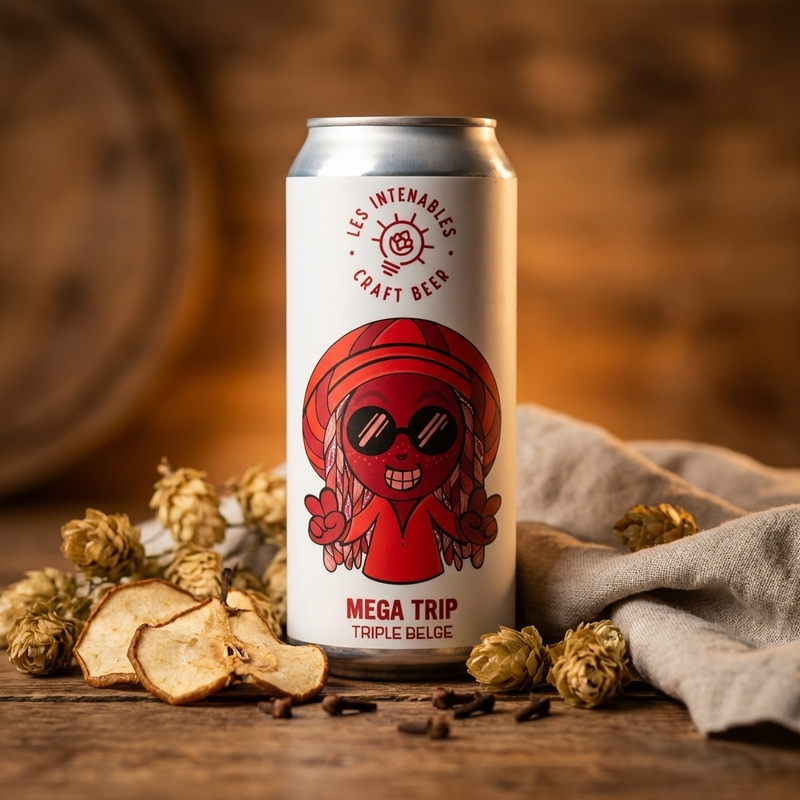 Mega Trip - Les Intenables - Craft Beer Belgian Tripel 440ml - 1