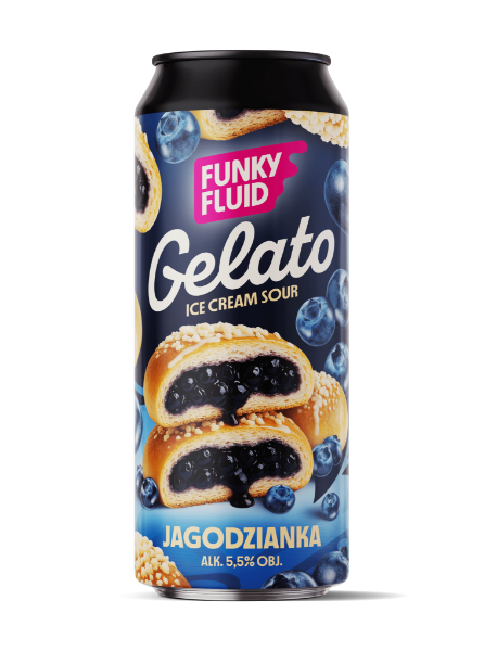 Gelato: Jagodzianka - Funky Fluid Sour - Smoothie / Pastry 500ml - 1