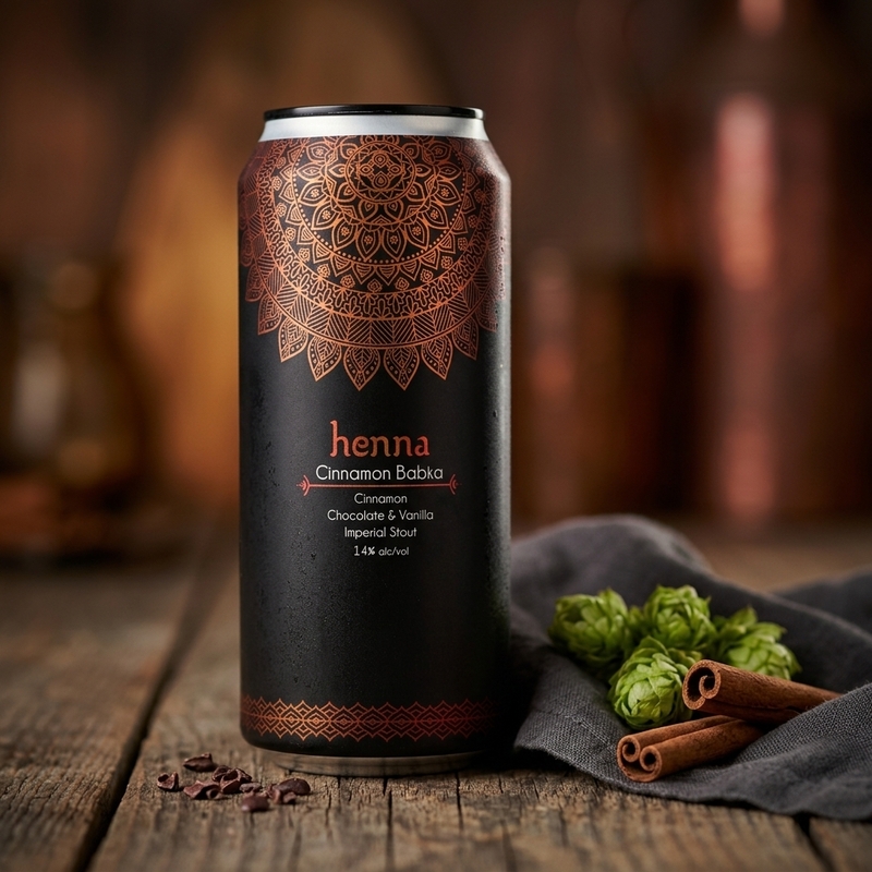 Henna: Cinnamon Babka - More Brewing Company Stout - Imperial / Double Pastry 473ml - 1