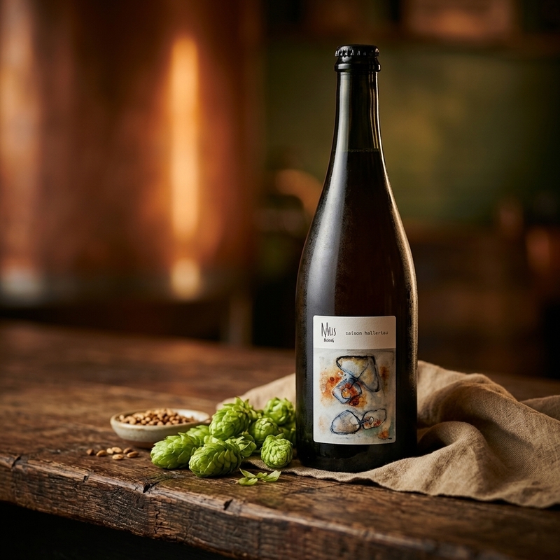 Saison Hallertau - Mills Brewing Farmhouse Ale - Saison 750ml - 2