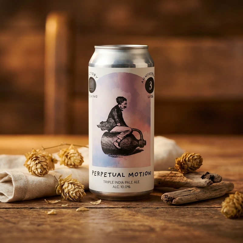 Perpetual Motion - Factory Brewing IPA - Triple New England / Hazy 440ml - 2