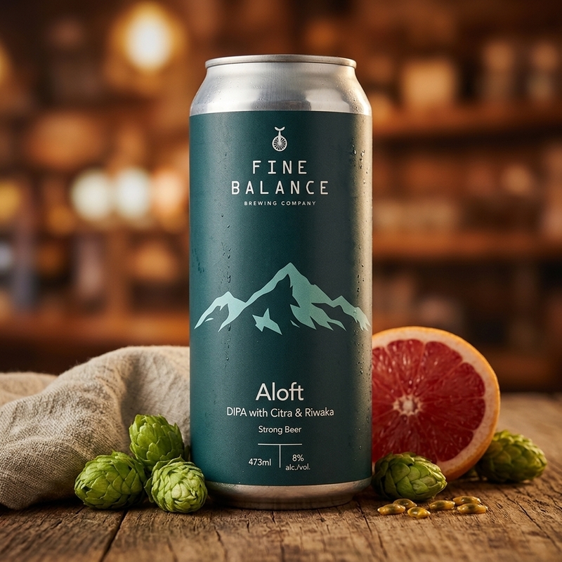 Aloft - Fine Balance Brewing IPA - Imperial / Double New England / Hazy 473ml - 1